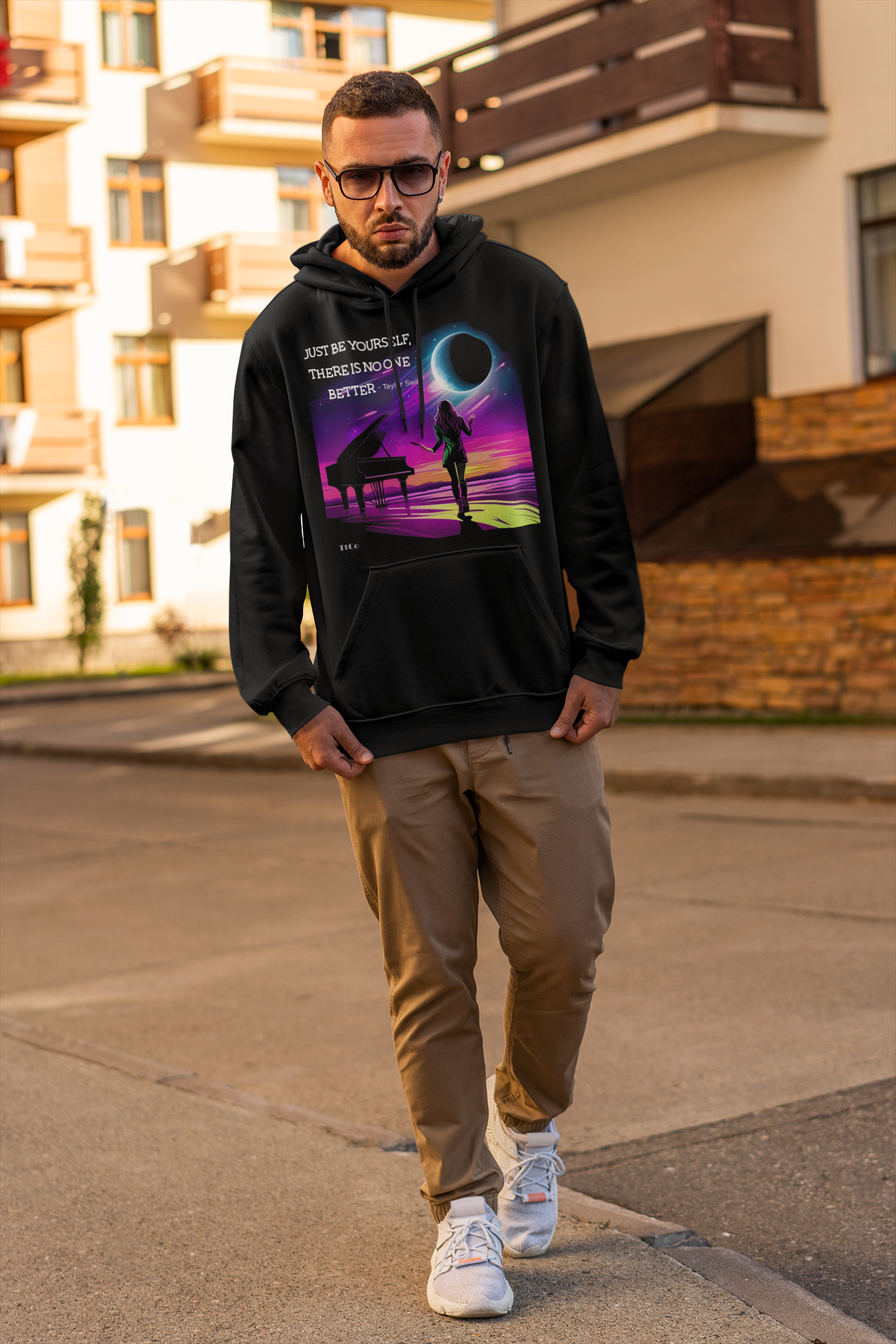 TtCo | Music Lovers Hoodie - Vibrant Grand Piano Design
