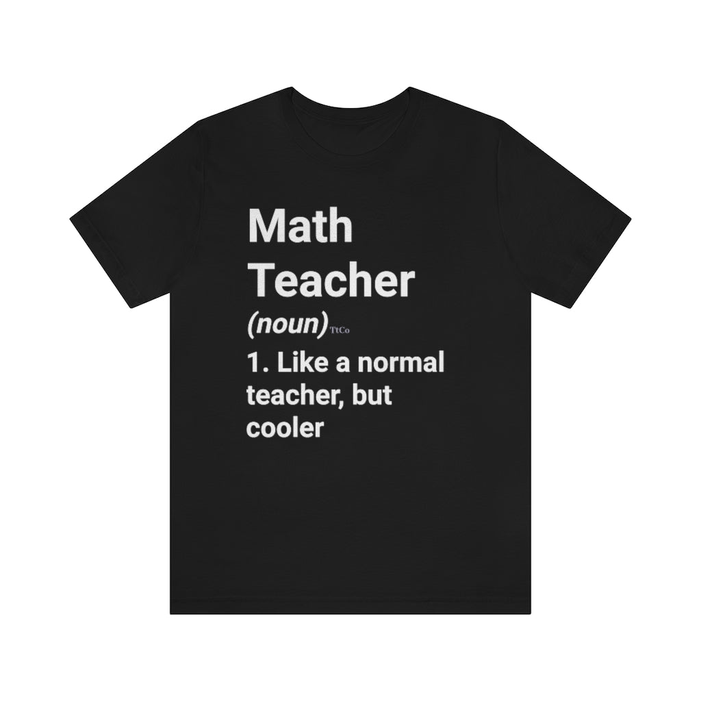 TtCo | Math Teacher Short Sleeve Tee