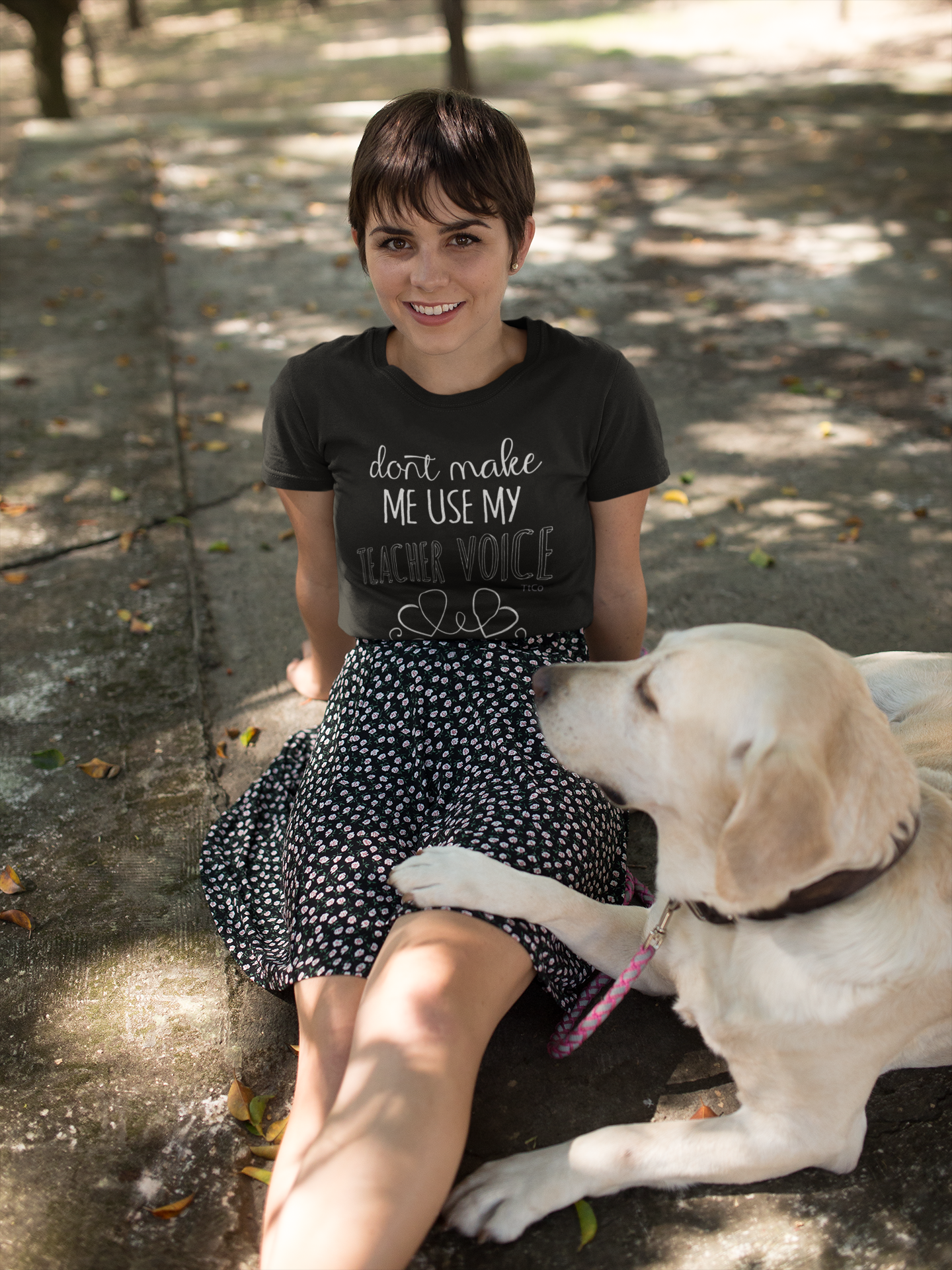 TtCo | Don't Make Me Use My Teacher Voice Short Sleeve Tee