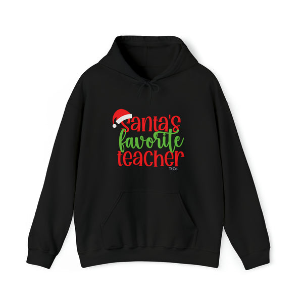 TtCo | Santa's Favorite Teacher Hooded Sweatshirt