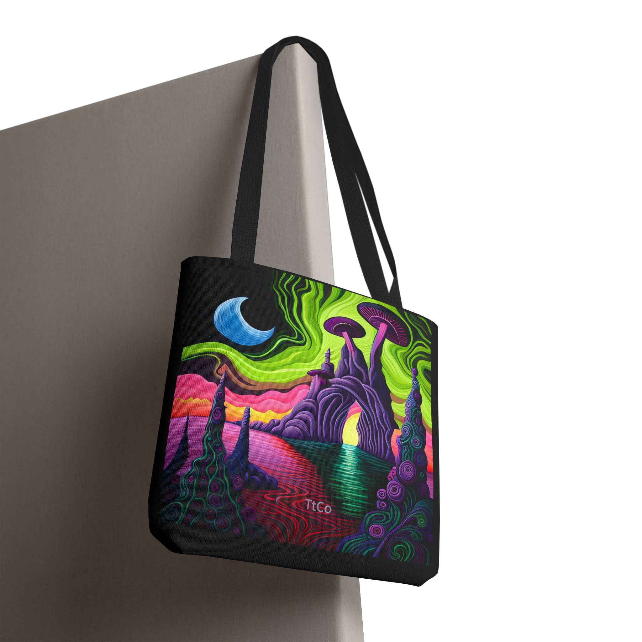 TtCo | I Mess With Shrooms - Melted Gate Canvas Tote