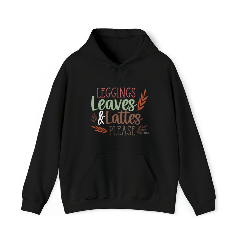 TtCt | Leggings, Leaves & Lattes Hooded Sweatshirt