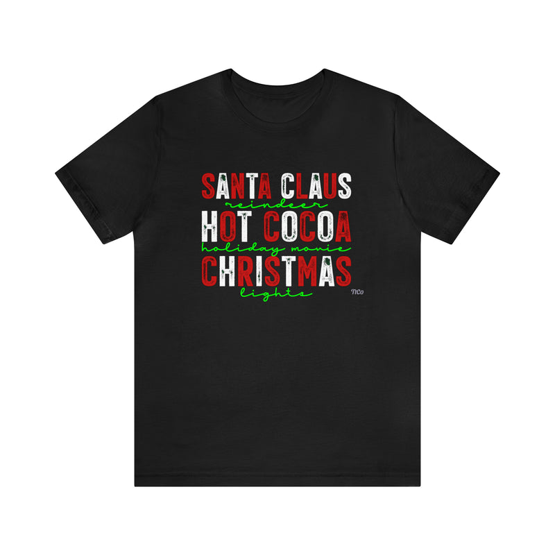 TtCo | Santa Claus, Hot Cocoa & Christmas Short Sleeve Tee