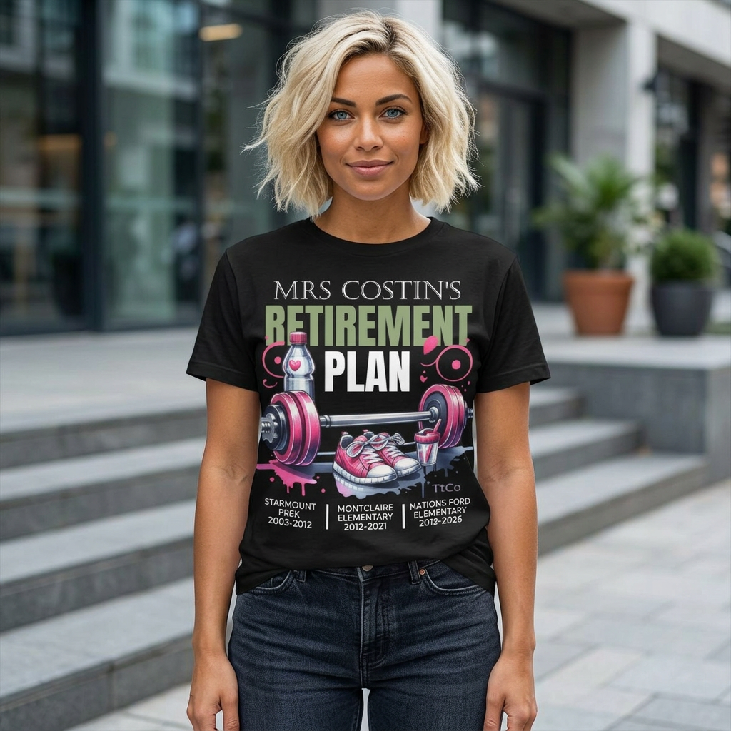 TtCo | Mrs Costin's Retirement Plan T Shirt