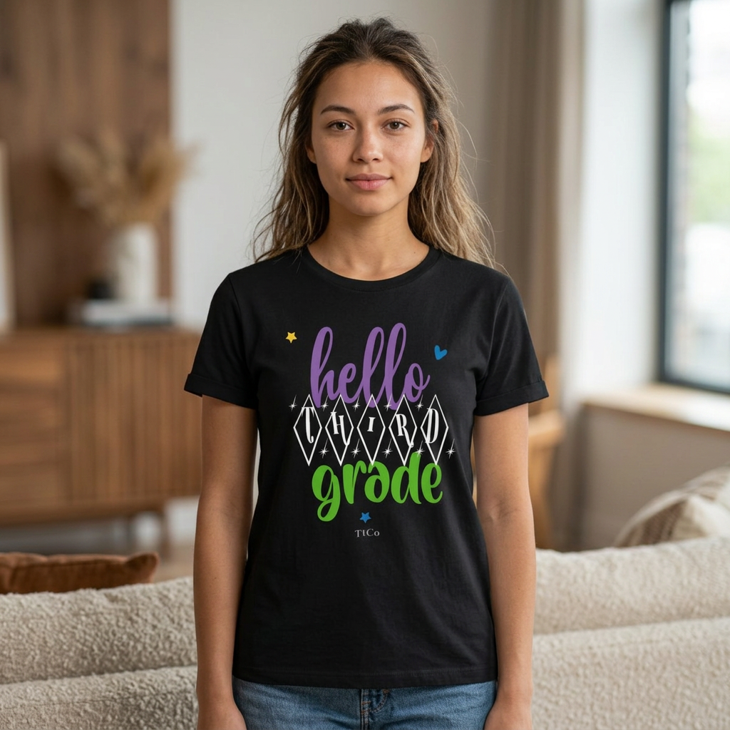 TtCo | Hello Third Grade T-Shirt