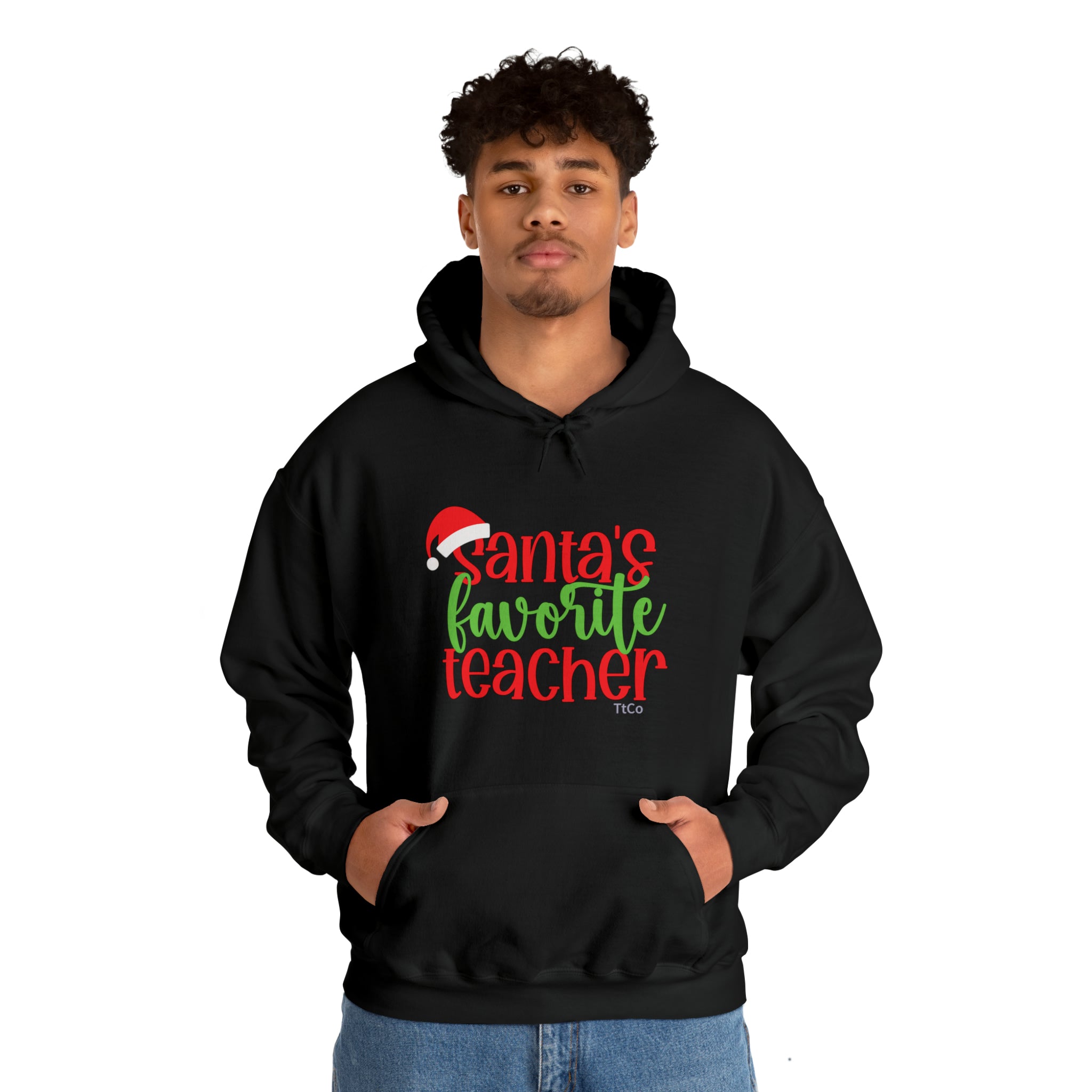 TtCo | Santa's Favorite Teacher Hooded Sweatshirt