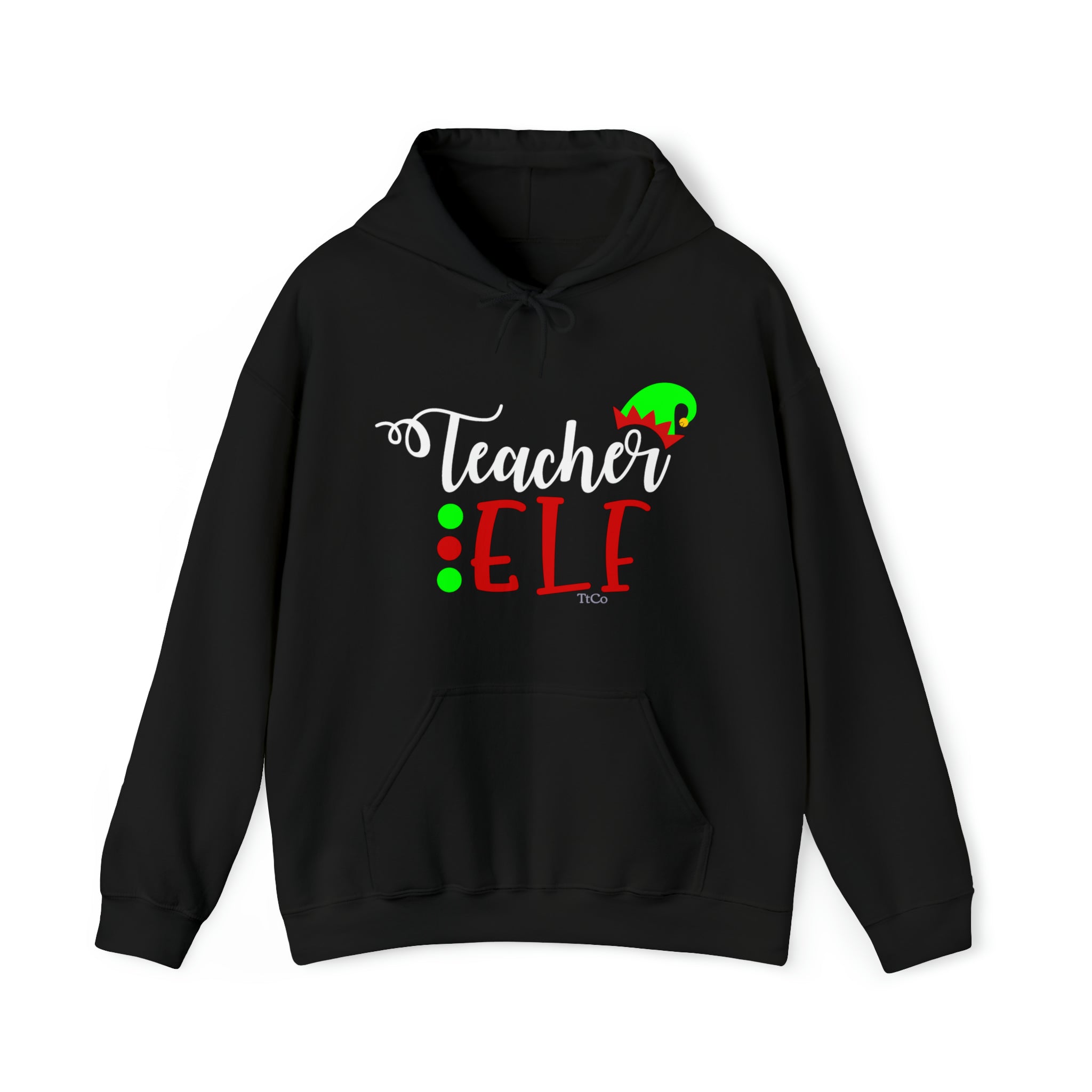 TtCo | Teacher Elf Hooded Sweatshirt