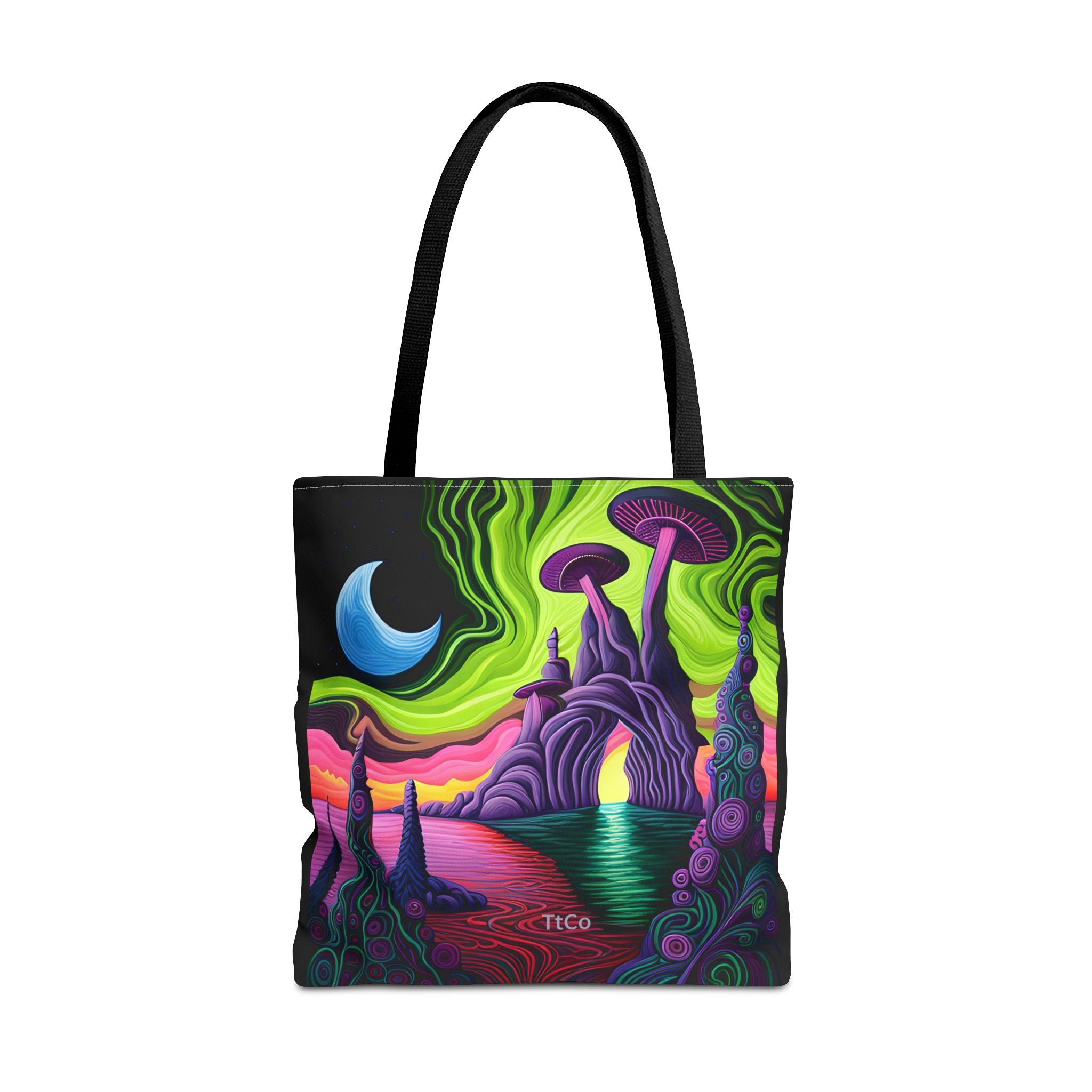TtCo | I Mess With Shrooms - Melted Gate Canvas Tote