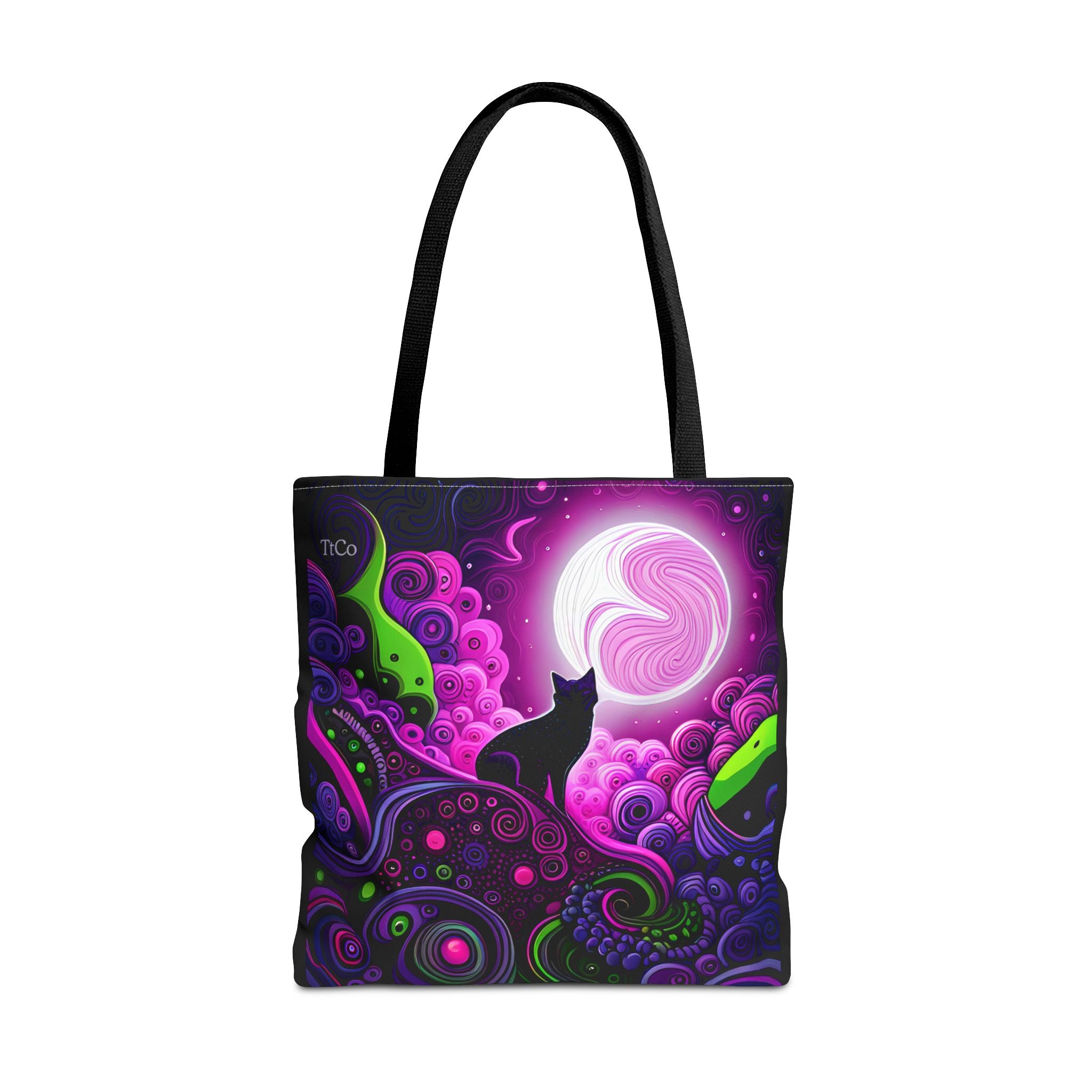 TtCo | Moonlight Kitty Canvas Tote