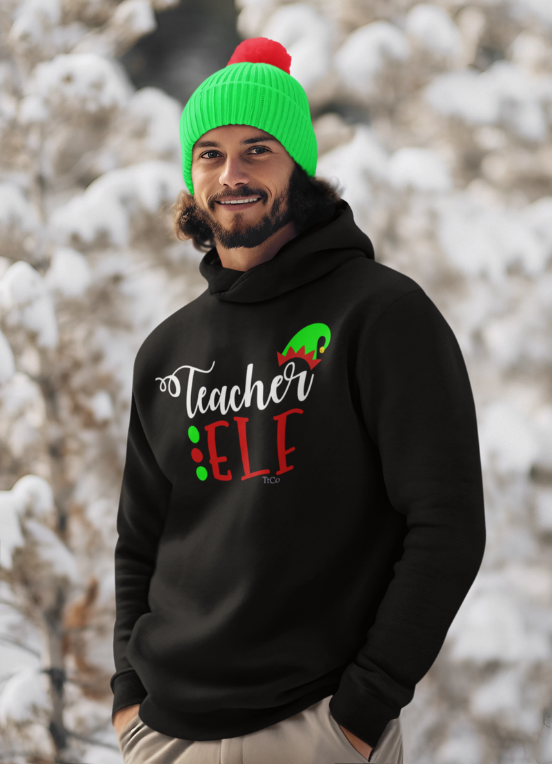 TtCo | Teacher Elf Hooded Sweatshirt