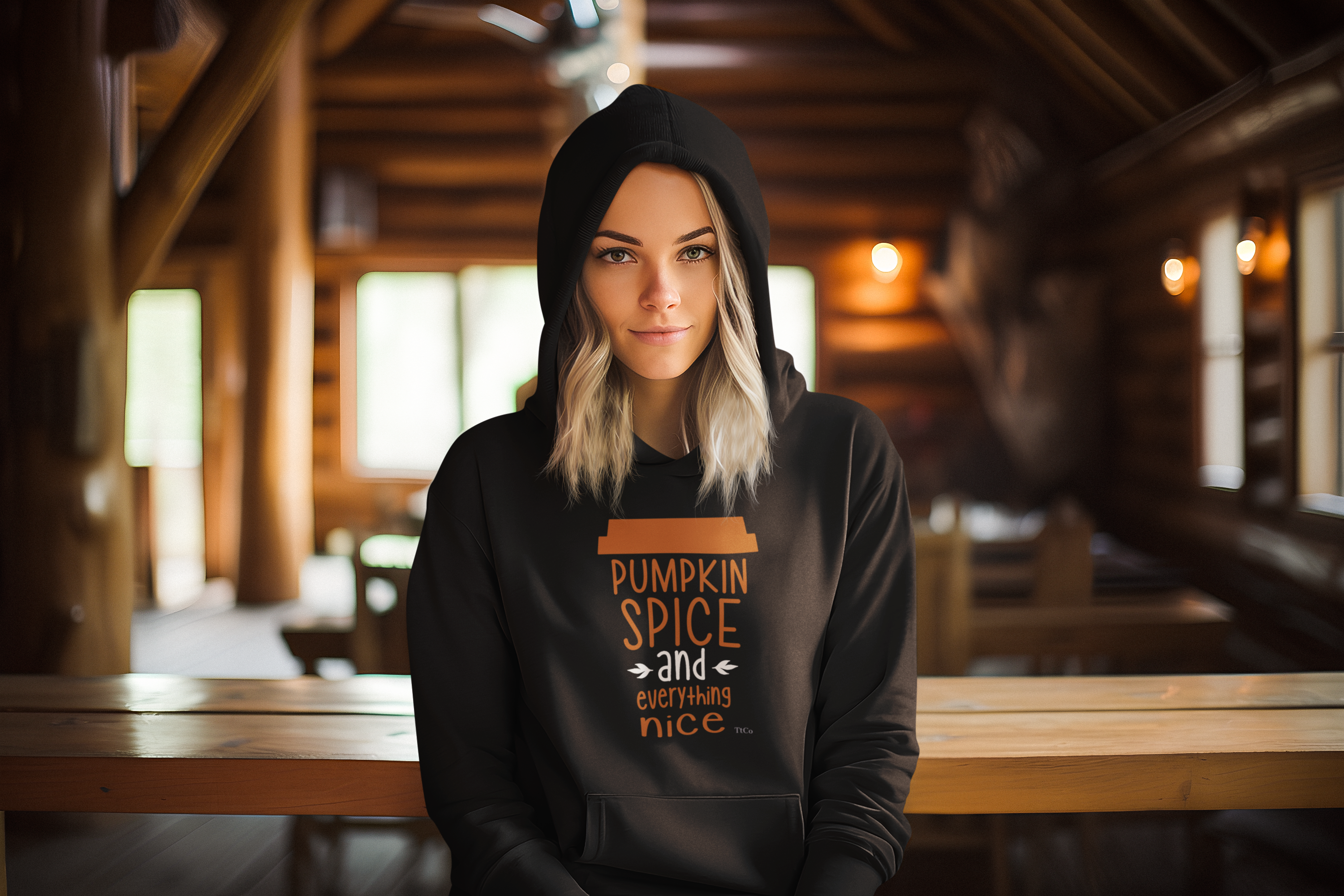 TtCo | Pumpkin Spice and Everything Nice Hooded Sweatshirt