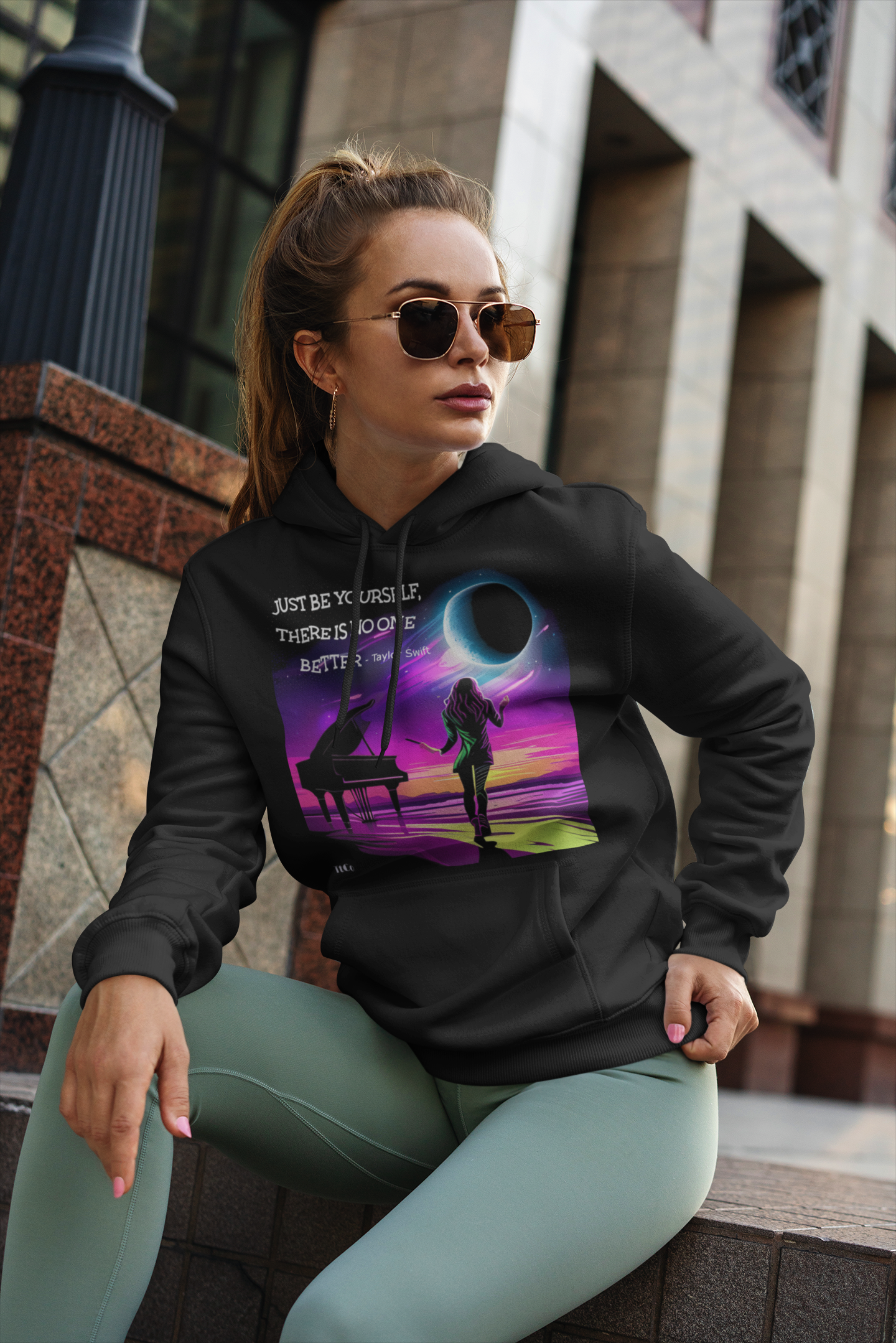 TtCo | Music Lovers Hoodie - Vibrant Grand Piano Design