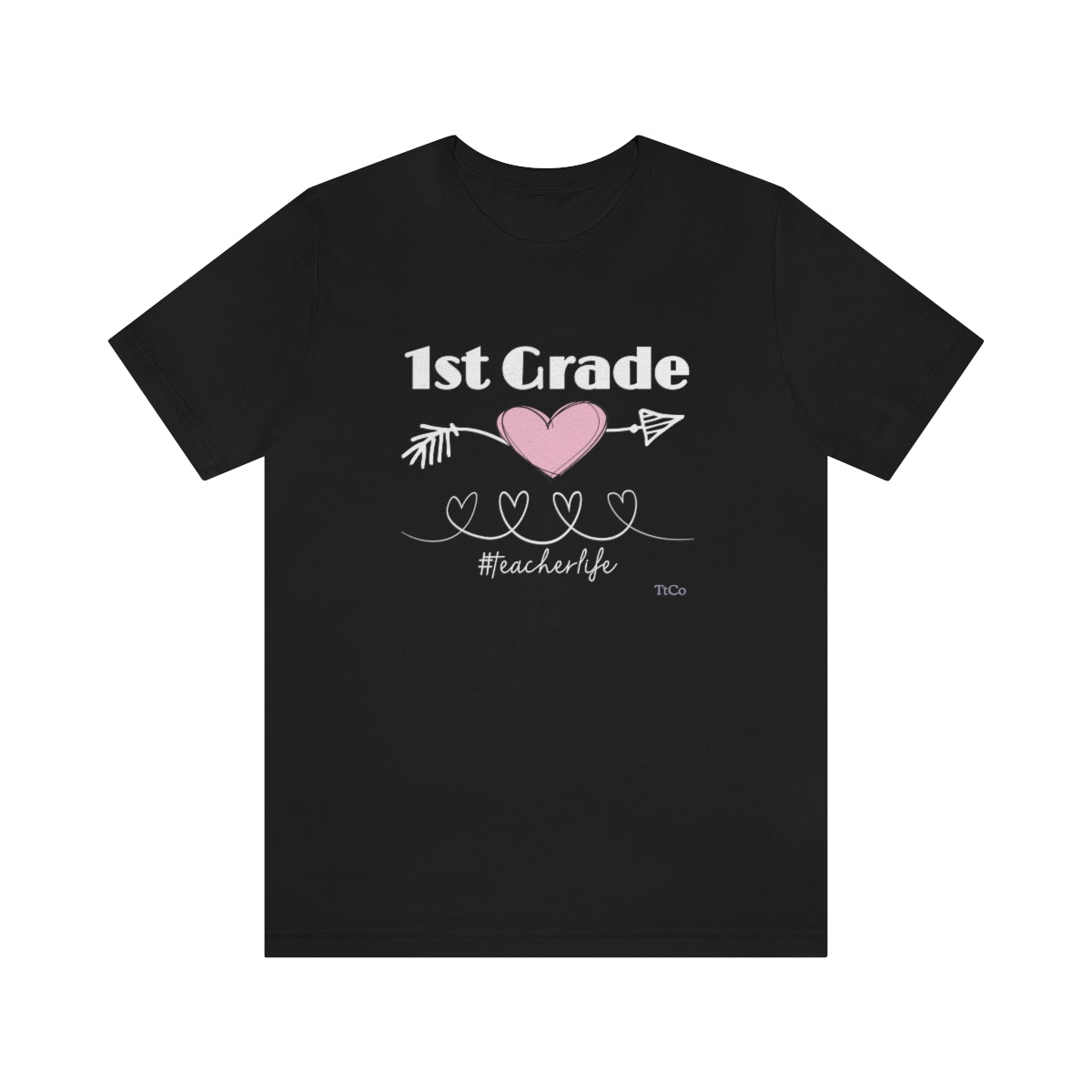 TtCo | 1st Grade Heart Short Sleeve Tee