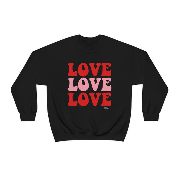 TtCo | Love Love Love Crewneck Sweatshirt