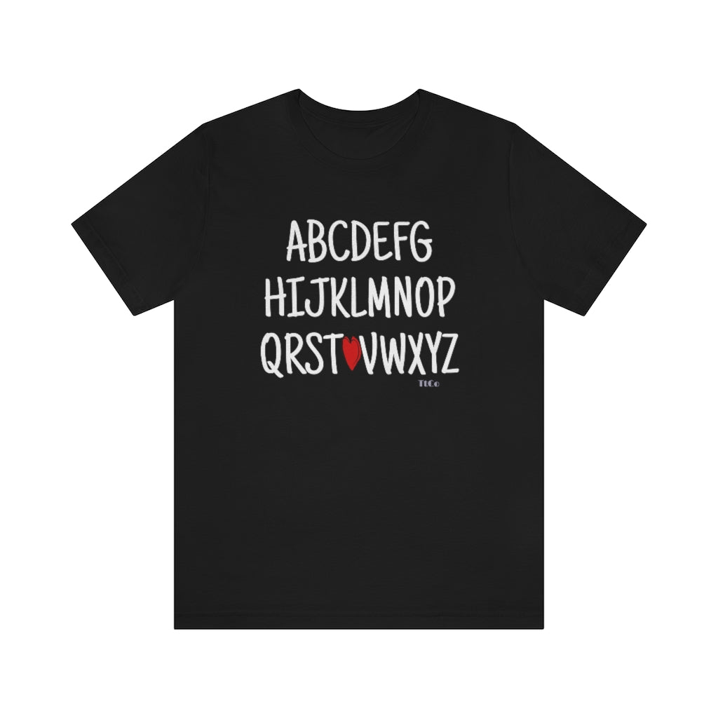 TtCo | Teacher Alphabet Short Sleeve Tee