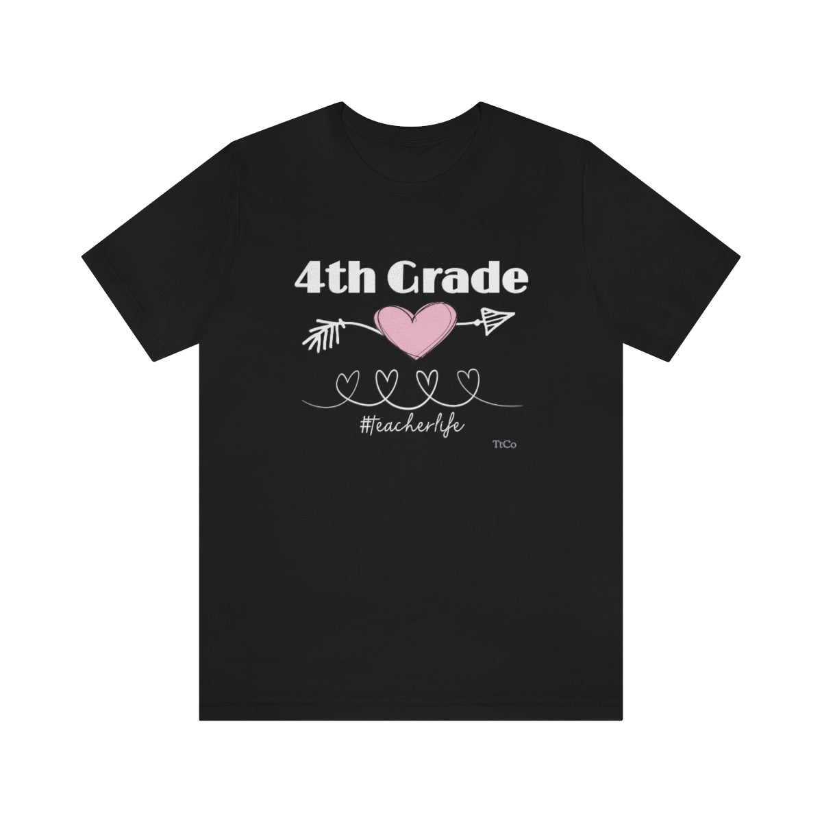 TtCo | 4th Grade Heart Short Sleeve Tee