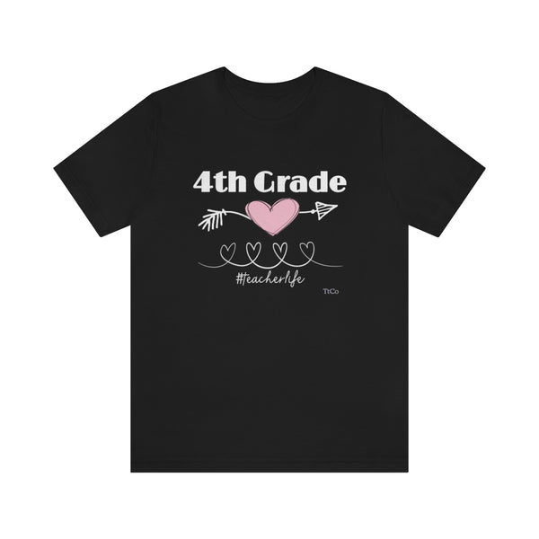 TtCo | 4th Grade Heart Short Sleeve Tee