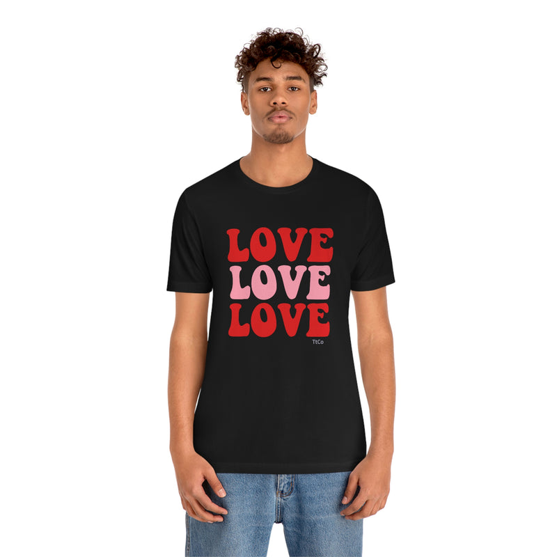 TtCo | Love Love Love Short Sleeve Tee