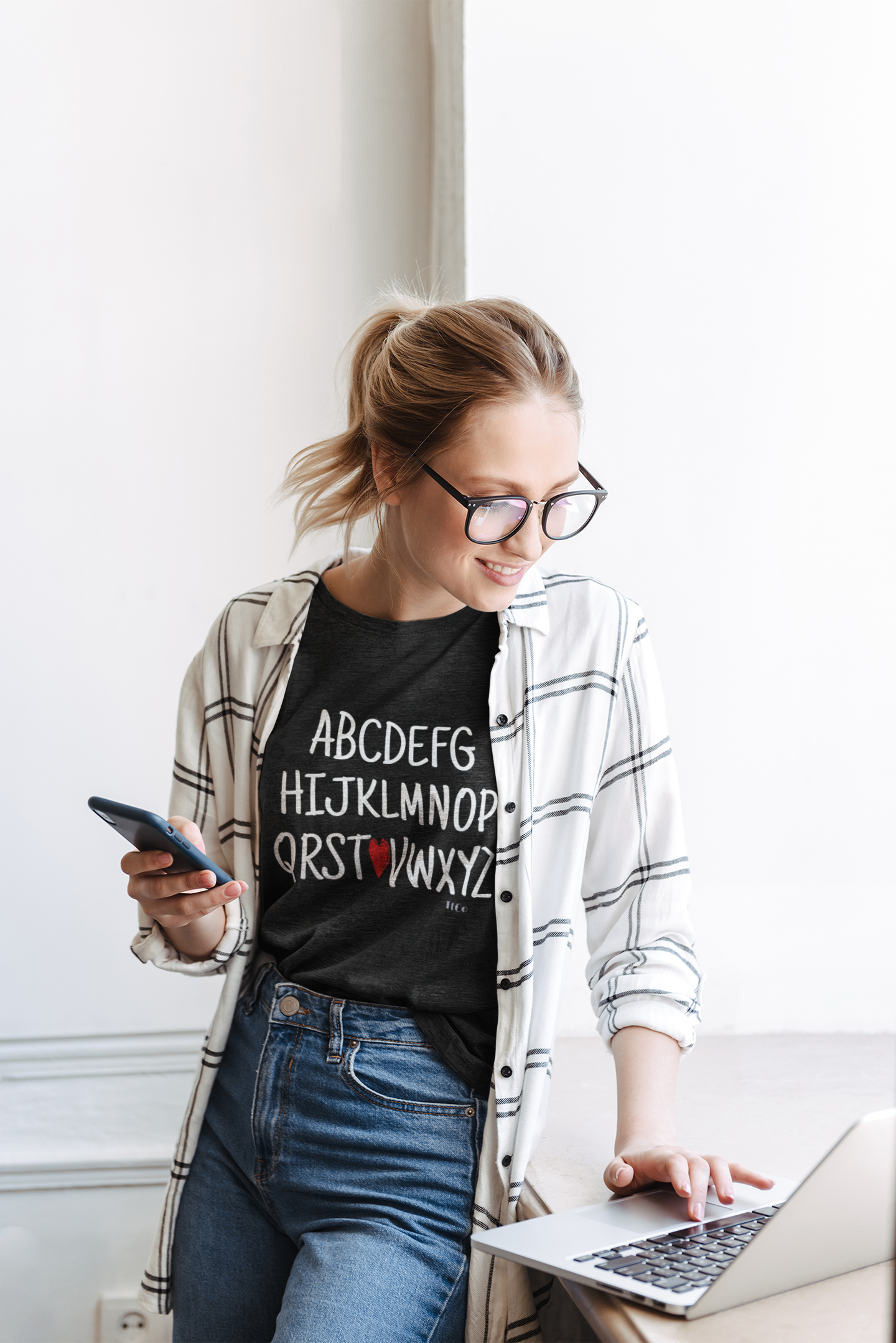 TtCo | Teacher Alphabet Short Sleeve Tee