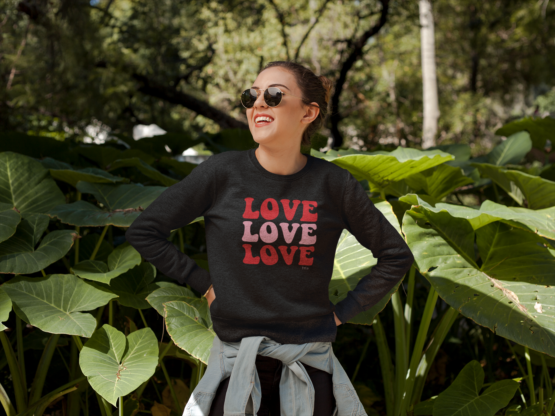 TtCo | Love Love Love Crewneck Sweatshirt