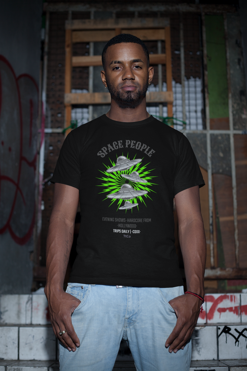 TtCo | Space People 420 Neon Green Short Sleeve Tee