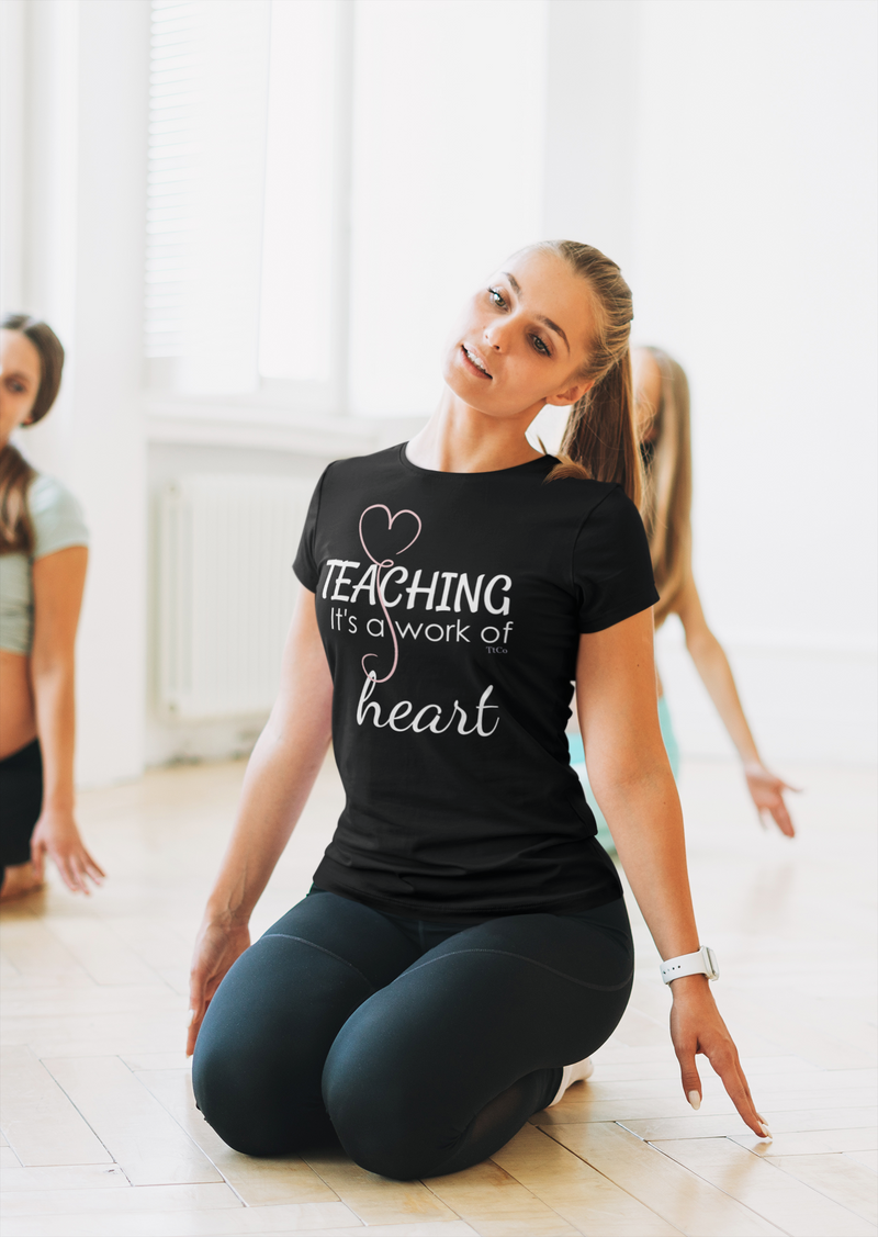 TtCo |  Teaching Is A Work of Heart Short Sleeve Tee